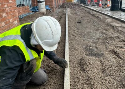 kerb laying